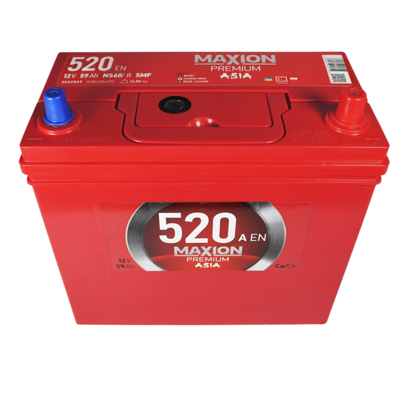 MAXION Premium Asia 59Ah 520A R+ (NS60)
