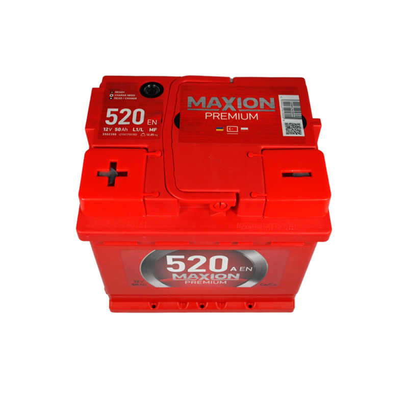 Автомобільний акумулятор MAXION Premium TR 50Аh 520A L+ (L1)