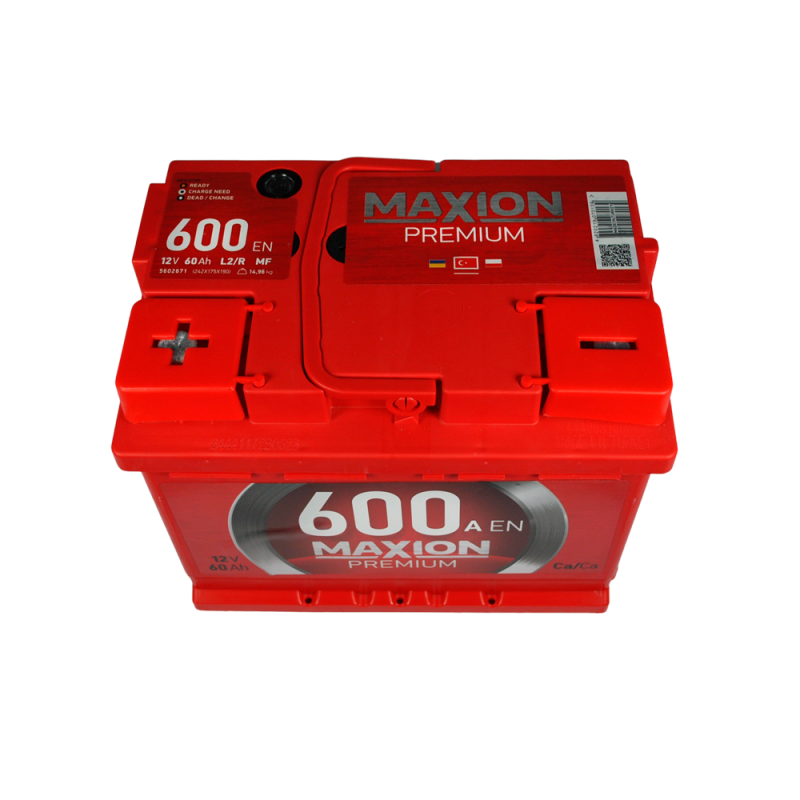 Автомобільний акумулятор MAXION Premium TR 60Аh 600A L+ (L2)