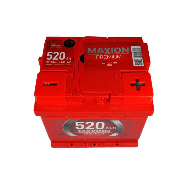Автомобільний акумулятор MAXION Premium TR 50Аh 520A R+ (L1)