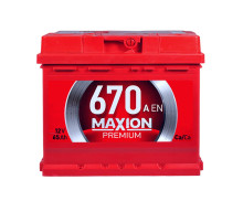 Автомобільний акумулятор MAXION Premium TR 65Аh 670A L+ (L2)
