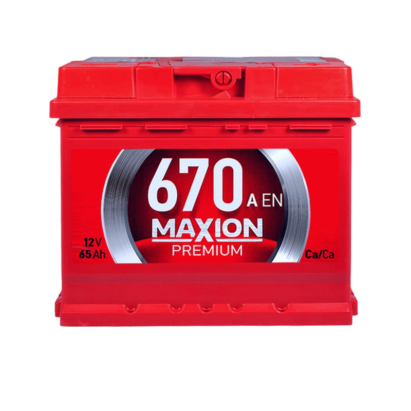 Автомобільний акумулятор MAXION Premium TR  65Аh 670A  R+ (L2)