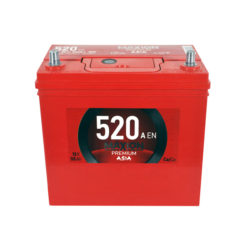 MAXION Premium Asia 55Ah 520A R+ (NS60) т.к.