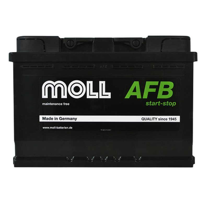 Автомобільний акумулятор MOLL AFB start/stop  76Ah 760A R+ (L3)