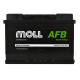 Автомобільний акумулятор MOLL AFB start/stop  76Ah 760A R+ (L3)