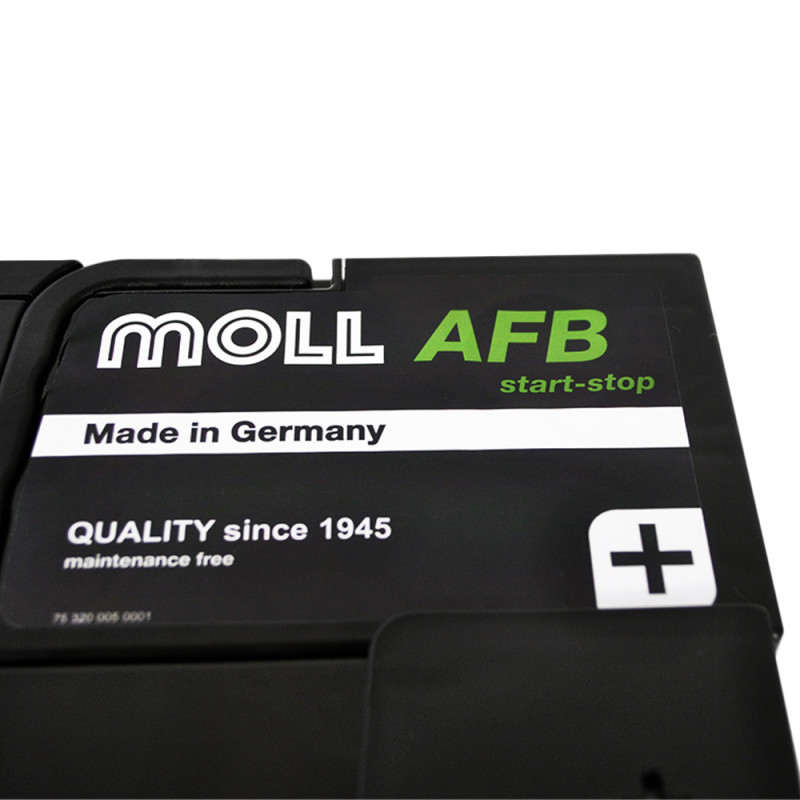 Автомобільний акумулятор MOLL AFB start/stop  76Ah 760A R+ (L3)