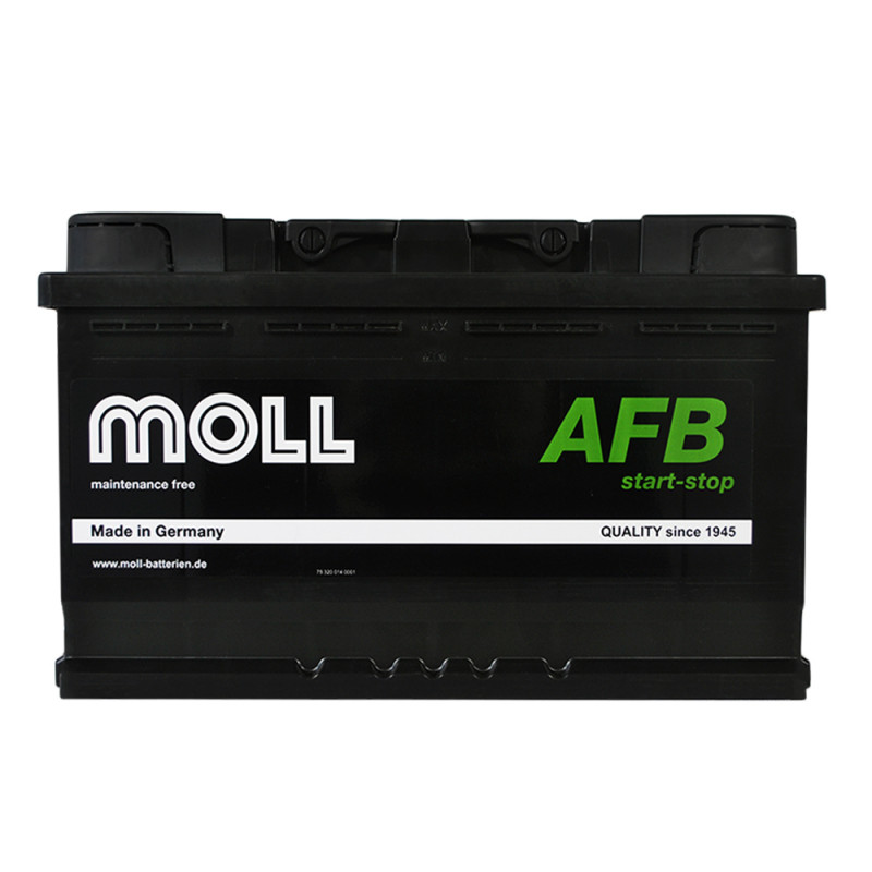 Автомобільний акумулятор MOLL AFB start/stop 86Ah 820A R+ (L4)