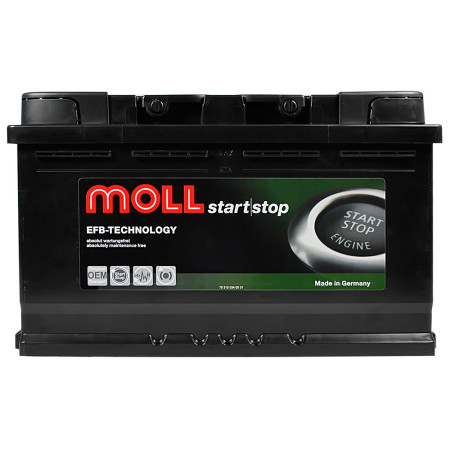 Автомобільний акумулятор MOLL EFB  80Ah 800A R+ (L4)
