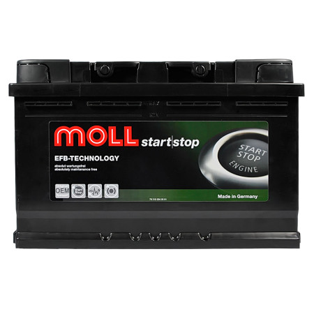 Автомобільний акумулятор MOLL EFB 70Ah 700A R+ (L3)
