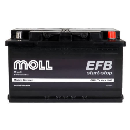Автомобільний акумулятор MOLL EFB 84Ah 800A R+ (L4)