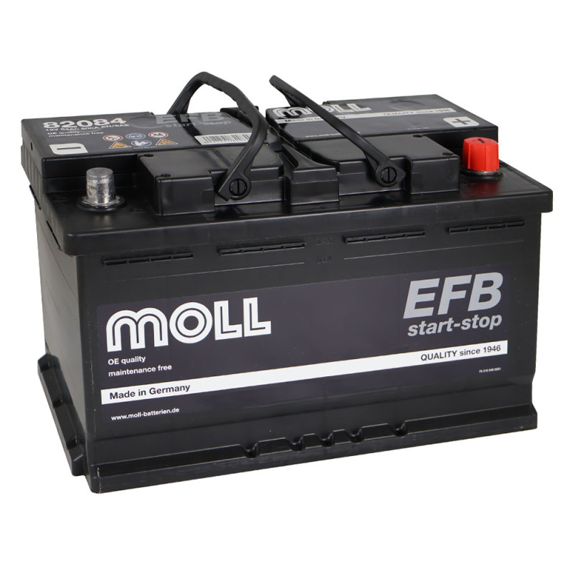 Автомобільний акумулятор MOLL EFB 84Ah 800A R+ (L4)
