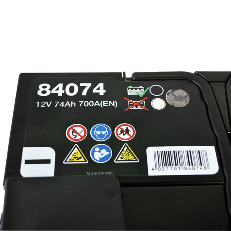 Автомобільний акумулятор MOLL X-Tra Charge 74Ah 700A R+ (LB3)