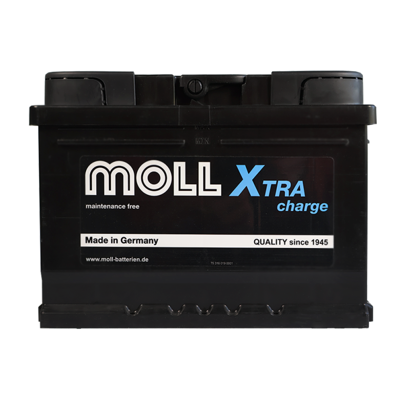 Автомобільний акумулятор MOLL X-Tra Charge 60Ah 600A R+ (LB2)