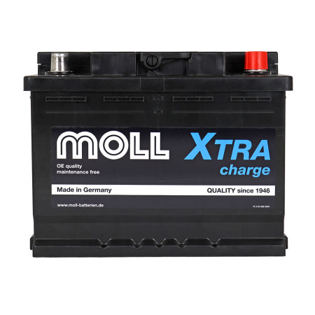 Автомобільний акумулятор MOLL X-Tra Charge 64Ah 620A R+ (L2)