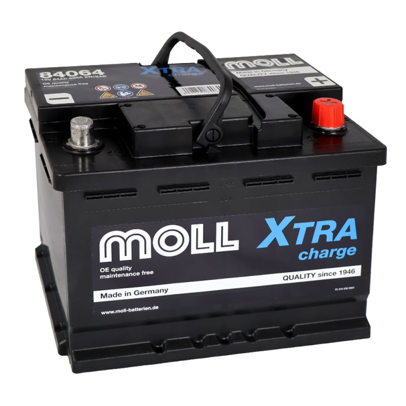 Автомобільний акумулятор MOLL X-Tra Charge 64Ah 620A R+ (L2)