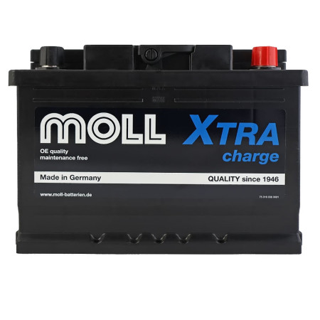 Автомобільний акумулятор MOLL X-Tra Charge 62Ah 620A R+ (L2В)
