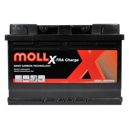 Автомобільний акумулятор MOLL X-Tra Charge 75Ah 720A R+ (L3)