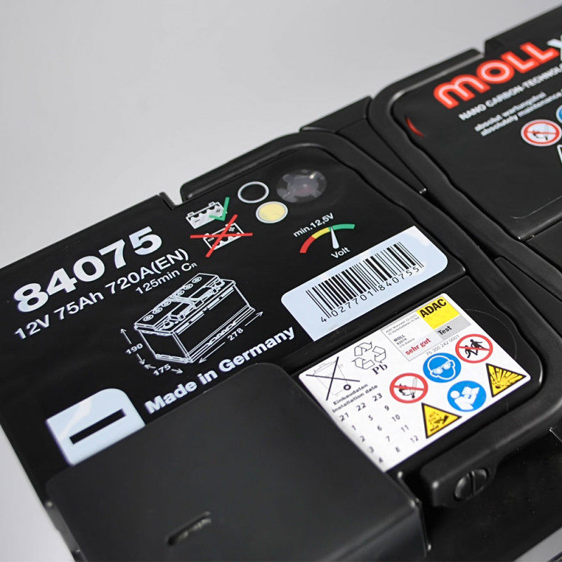 Автомобільний акумулятор MOLL X-Tra Charge 75Ah 720A R+ (L3)
