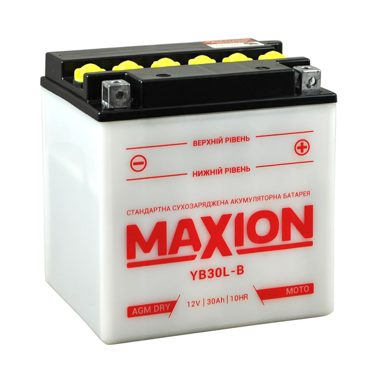MOTO YB 30L-B MAXION (12V, 30A) 2шт/ящ