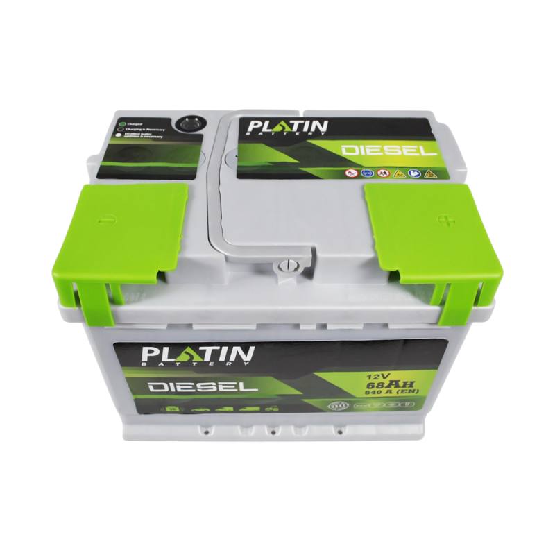 Автомобільний акумулятор PLATIN Silver Diesel MF 68Ah 640A R+ (L2)