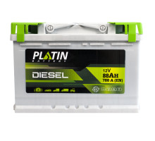 Автомобільний акумулятор PLATIN Silver Diesel MF  88Ah 780A R+ (L3)