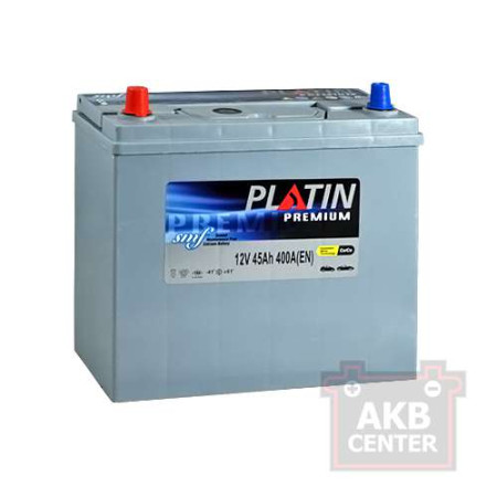 PLATIN Premium Asia 45Ah 400A L SMF (B19) т.к.