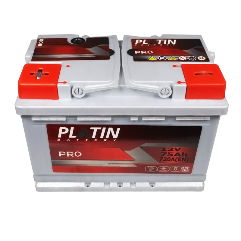 Автомобільний акумулятор PLATIN Pro MF  75Ah 720A L+ (L3)