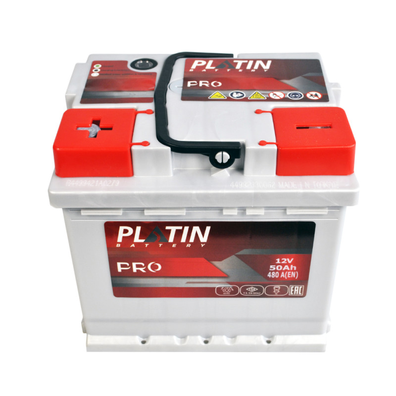 Автомобільний акумулятор PLATIN Pro MF  50Ah 480A L+ (L1)