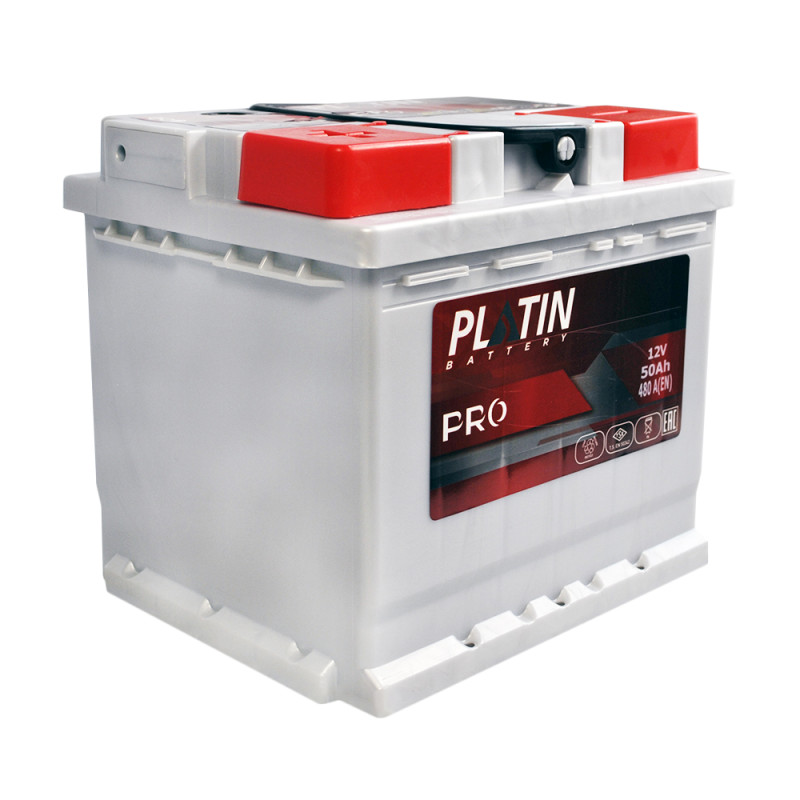 Автомобільний акумулятор PLATIN Pro MF  50Ah 480A L+ (L1)