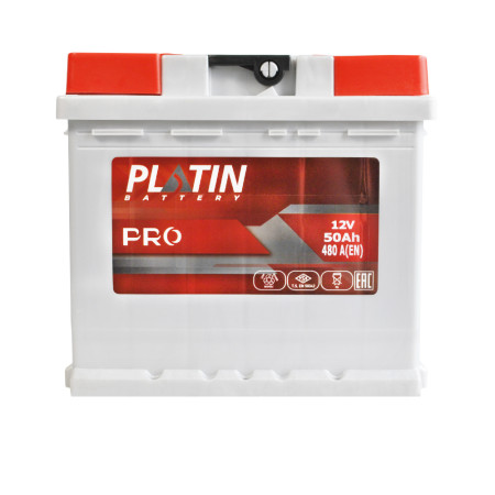 Автомобільний акумулятор PLATIN Pro MF  50Ah 480A R+ (L1)