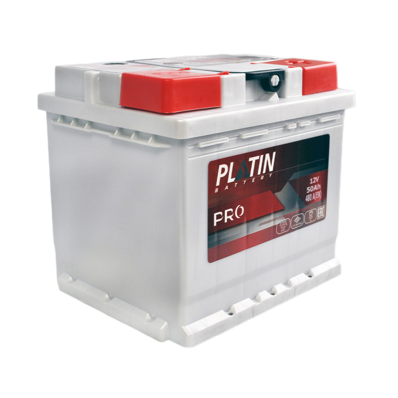 Автомобільний акумулятор PLATIN Pro MF  50Ah 480A R+ (L1)