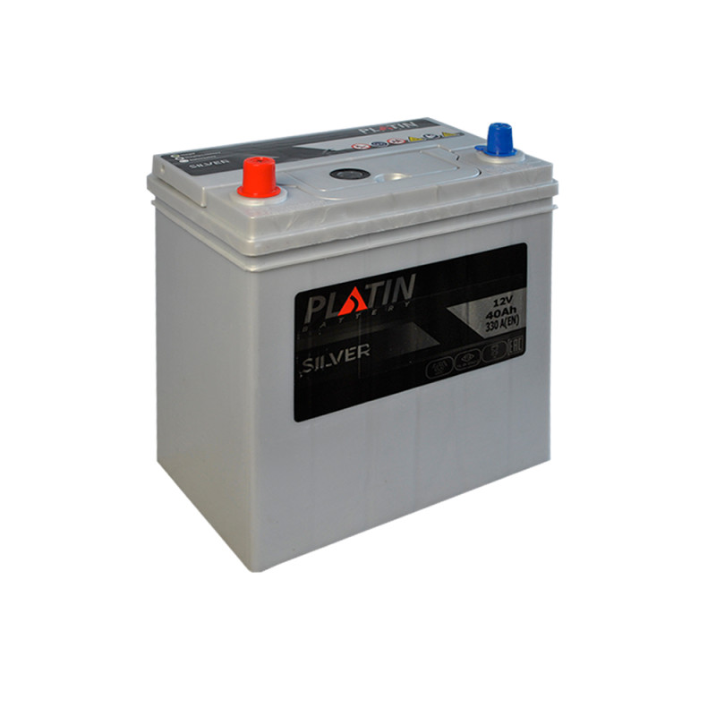 Автомобільний акумулятор PLATIN Silver Asia SMF 40Ah 330A L+ (NS40)