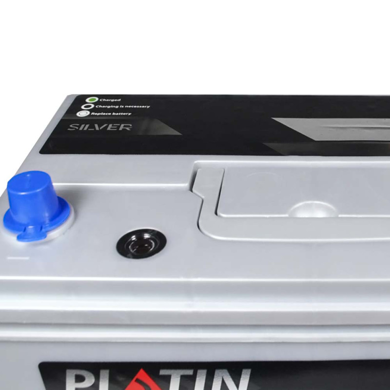Автомобільний акумулятор PLATIN Silver Asia SMF 105Ah 940A R+ (N70) н.к.