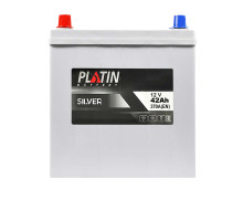 Автомобільний акумулятор PLATIN Silver Asia SMF  42Ah 370A L+ (NS40) т.к.