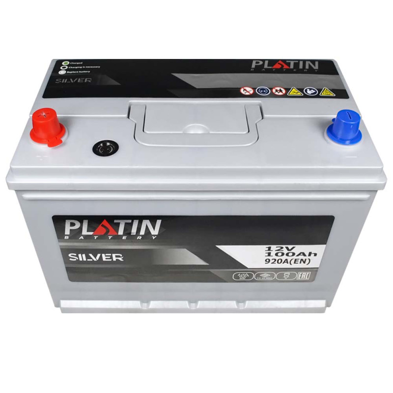 Автомобільний акумулятор PLATIN Silver Asia SMF 100Ah 920A L+ (N70)  н.к.