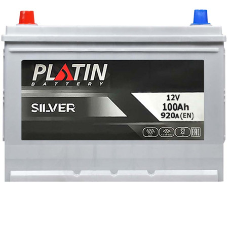 Автомобільний акумулятор PLATIN Silver Asia SMF 100Ah 920A L+ (N70)  н.к.