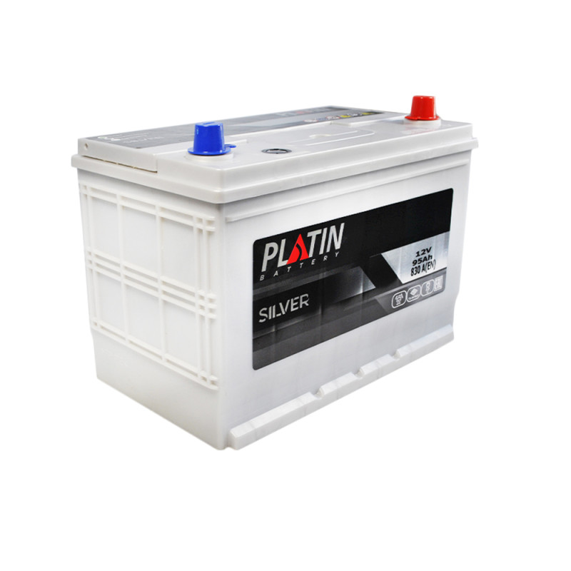 Автомобільний акумулятор PLATIN Silver Asia SMF  95Ah 830A R+ (N70)  н.к.