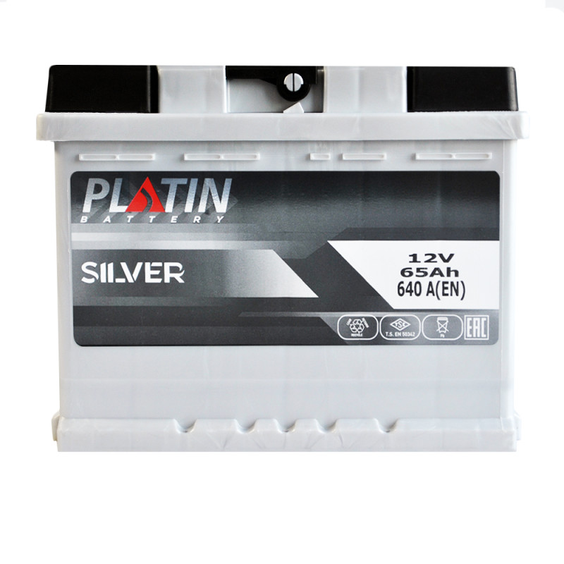 Автомобільний акумулятор PLATIN Silver MF 65Ah 640A L+ (L2)