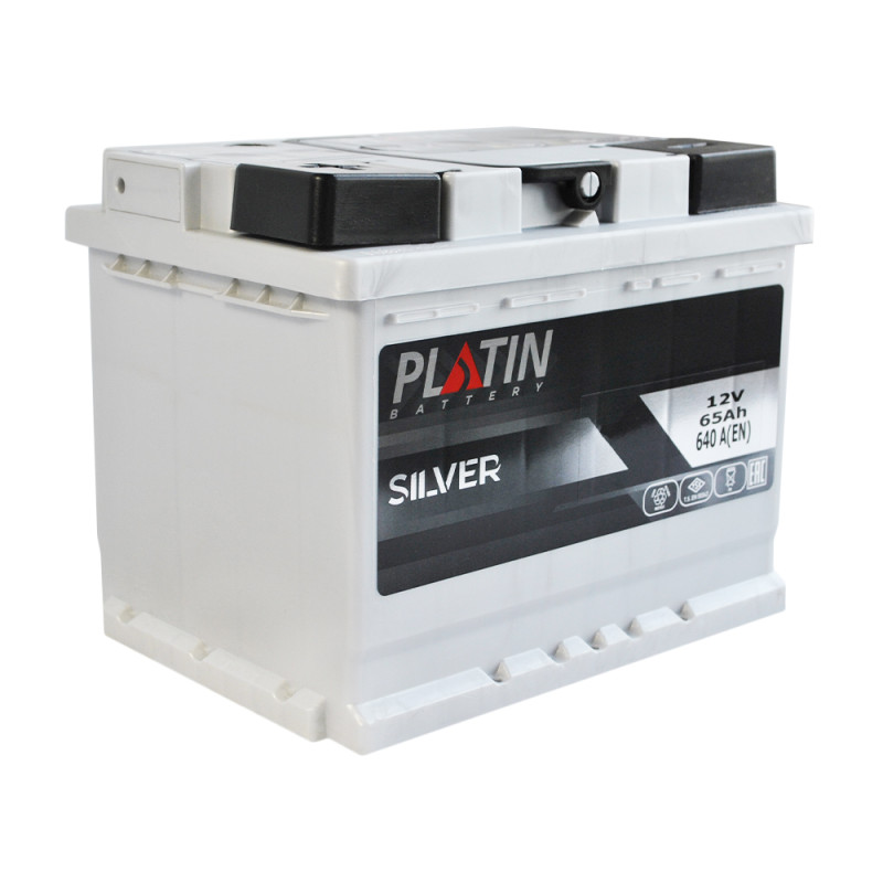 Автомобільний акумулятор PLATIN Silver MF 65Ah 640A L+ (L2)