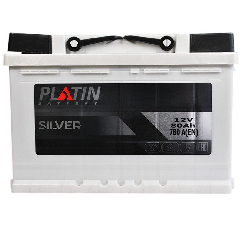 Автомобільний акумулятор PLATIN Silver MF 80Ah 780A R+ (L3)