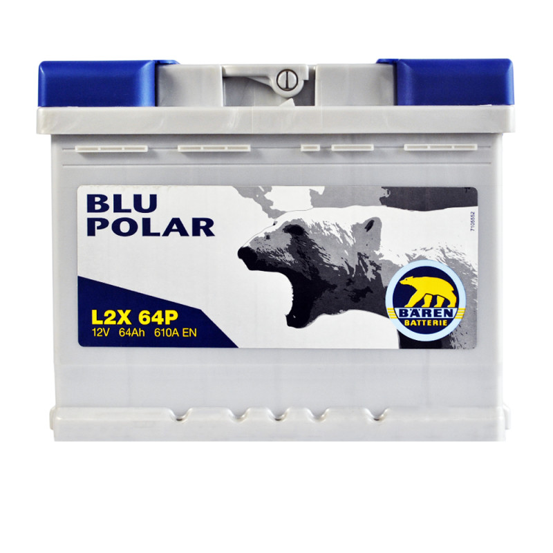 Автомобільний акумулятор BAREN Blu polar 64Аh 610А L+ (L2)