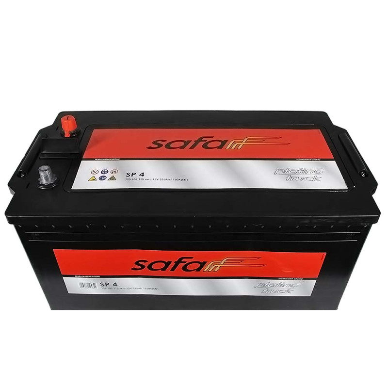 Автомобільний акумулятор SAFA Platino Truck 225Ah 1150A L+ (725 103 115) (D6C)