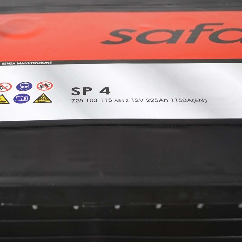 Автомобільний акумулятор SAFA Platino Truck 225Ah 1150A L+ (725 103 115) (D6C)