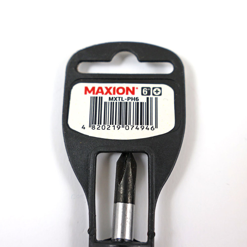 Викрутка хрестова 6"(+), (152 мм), Cr-V, MAXION MXTL-PH6
