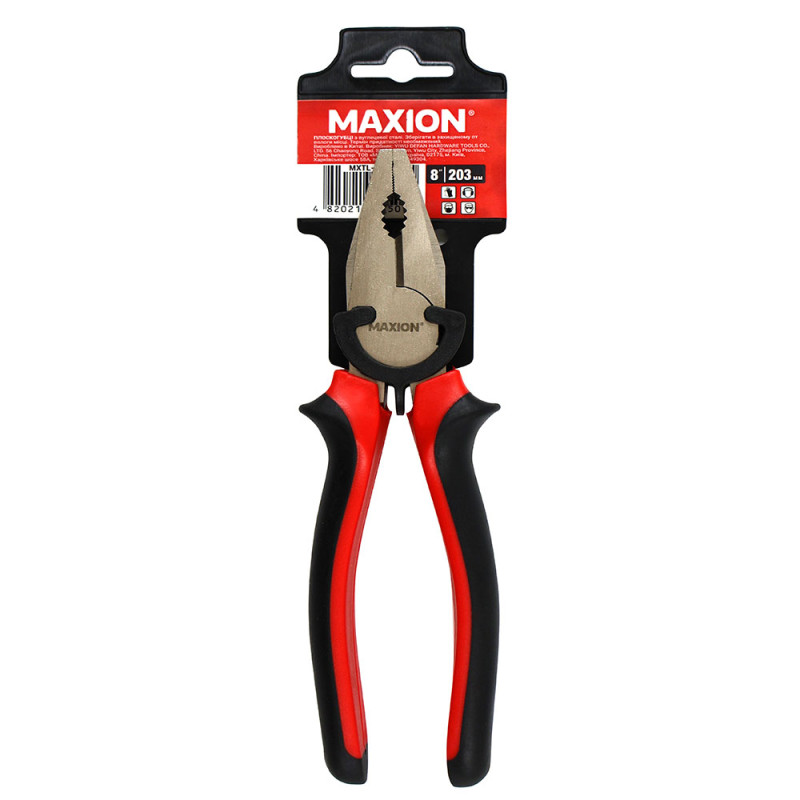 Плоскогубці 8", (203 мм), вуглецева сталь, MAXION MXTL-CP8
