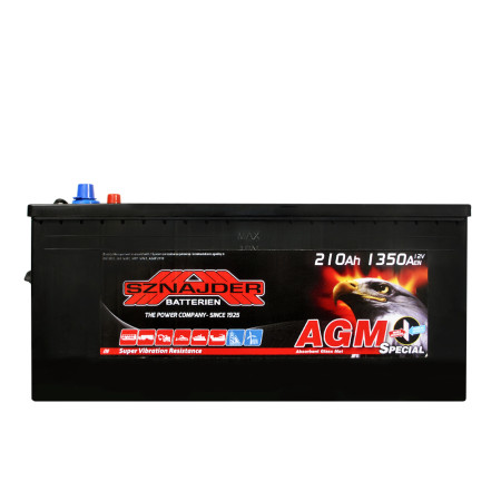 Автомобільний акумулятор SZNAJDER AGM Special 210Ah 1350 A 12V (D6) (710 02)