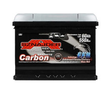 Автомобільний акумулятор SZNAJDER Carbon Start Stop EFB 60Аh 550А R+ (LB2) (560 08)