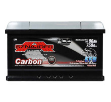 Автомобільний акумулятор SZNAJDER Carbon Start Stop EFB 80Аh 750А R+ (LB4) (580 08)