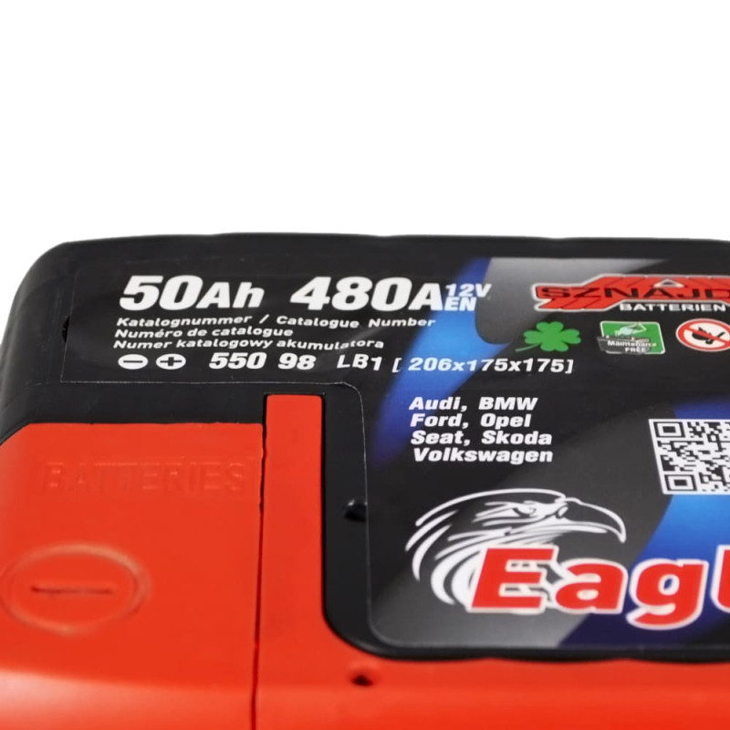 Автомобільний акумулятор SZNAJDER Plus 50Ah 480A R+ (LB1) (550 98)