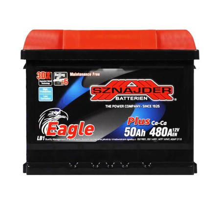 Автомобільний акумулятор SZNAJDER Plus 50Ah 480A R+ (LB1) (550 98)